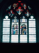 Verrière (verrière figurée), église paroissiale Saint-Ronan (Locronan)