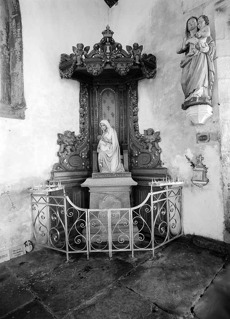 Baldaquin (d'encoignure), chapelle Notre-Dame, Kerluan (Châteaulin)