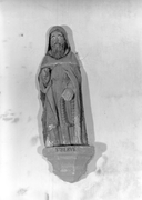 Statue (petite nature) : saint Hervé, chapelle Saint-Hervé (Gourin)