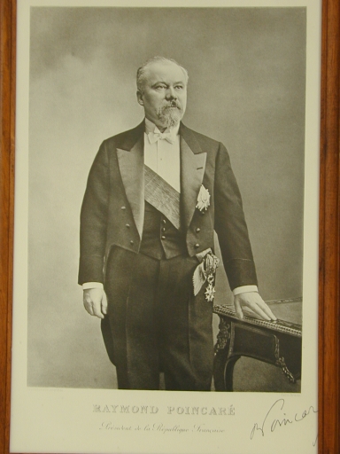 Estampe : Portrait du Président Raymond Poincarré