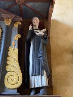 Statue : Saint Dominique, chapelle Saint-Gobrien (Saint-Servant-sur-Oust)