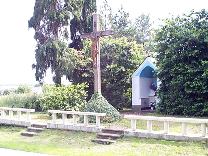 Oratoire et croix de chemin, la Fosse (Maure-de-Bretagne fusionnée en Val d'Anast en 2017)
