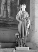 Statue : Saint Roch, chapelle Saint-Roch, la Couardière (Ploërmel)