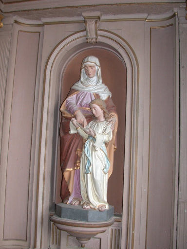 Statue : Education de la vierge