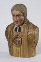 Buste-reliquaire (de procession) : saint Gouvry, place Ernest Lemoine (Bieuzy fusionnée en Pluméliau-Bieuzy en 2019)
