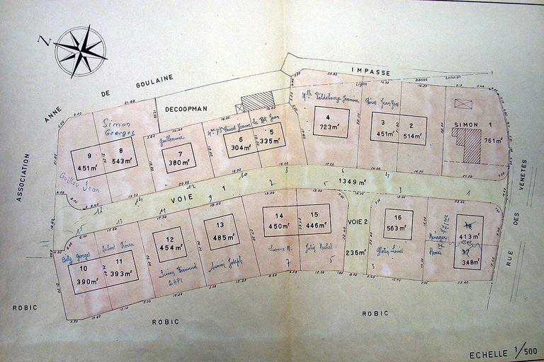 Lotissement Simon, rue des Vénètes (Vannes)