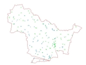 Les maisons et les fermes sur la commune de Etrelles