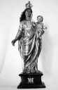 Statue (statuette) : Vierge à l'Enfant, église paroissiale Saint-Jean-Baptiste (Lézardrieux)