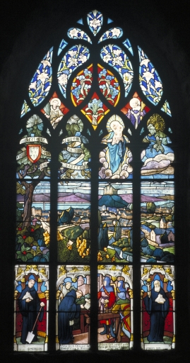 Verrières (5) (verrière à personnages), rue Saint-Etienne (Jugon-les-Lacs fusionnée en Jugon-les-Lacs - Commune nouvelle en 2016)