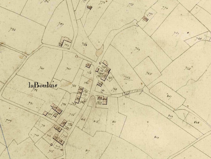 Écart, la Boulais (Vern-sur-Seiche)