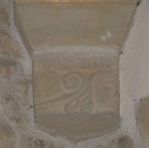 Ensemble de 4 culots dans l'ancien clocher