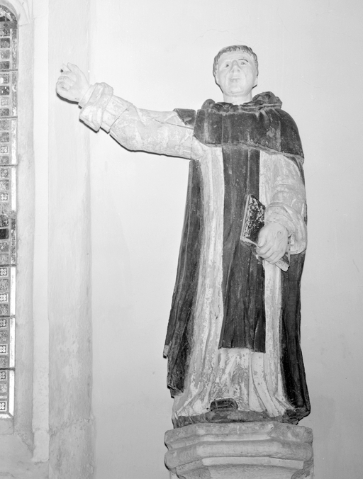 Statue (d'applique, petite nature) : saint Vincent Ferrier, chapelle Saint-Laurent (Silfiac)