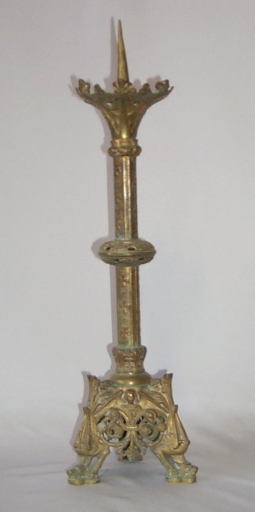 Ensemble 1 de 4 chandeliers d'autel