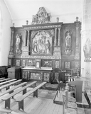 Autel, retable, bas-relief (autel secondaire, autel tombeau, retable architecturé) : du rosaire, église paroissiale Saint-Tudec et Sainte-Anne (Landudec)