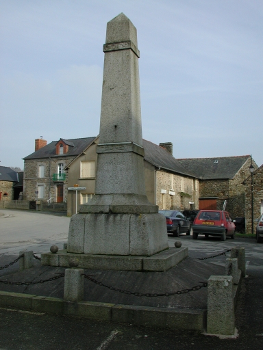 Monument aux morts, place de l'Eglise (Dourdain)