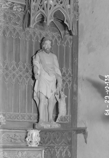 Statue : Saint Jean-Baptiste, église paroissiale Saint-Pierre (Carhaix-Plouguer)