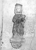 Statue (petite nature) : Vierge à l'Enfant (2), chapelle de la Trinité (Ploërdut)