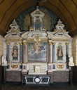 Retable du maître-autel, église paroissiale Saint-Médard (Billé)