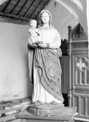Statue (demi-nature) : Vierge à l'Enfant (1), chapelle Saint-Jean-Guénan (Le Faouët)