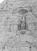 Statue (demi-nature) : saint Roch, chapelle Saint-Vincent-Ferrier (Persquen)