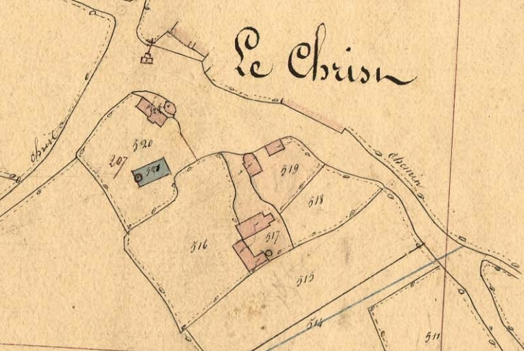 Croix de chemin, le Christ (Ploumilliau)