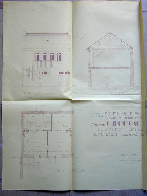 Hôtel de voyageurs, 42 rue Olivier de Clisson ; 2,4 rue du commandant Marchand (Vannes)