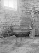 Fonts baptismaux, église paroissiale Saint-Yves (Plouray)