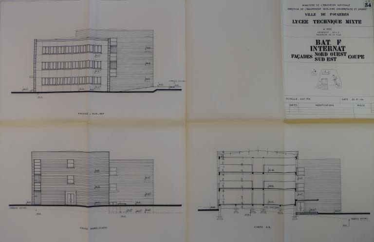 Lycée professionnel Jean Guéhenno, 3 promenade du Gué Maheu (Fougères)