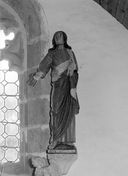 Statue (petite nature) : saint Jean l'Evangéliste, dit saint Symphorien, chapelle Saint-Symphorien (Gourin)