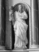 Statue : Saint Joachim, chapelle Saint-Golven, le Vieux-Bourg (Taupont)