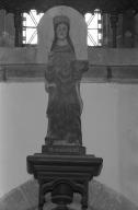 Statue (d'applique, petite nature) : sainte femme, dite sainte Marguerite, église paroissiale Saint-Justin (Guiler-sur-Goyen)