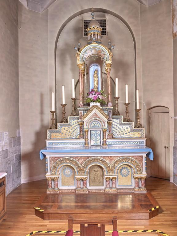Maître-autel, chapelle Notre-Dame-de-la-Peinière (Saint-Didier)