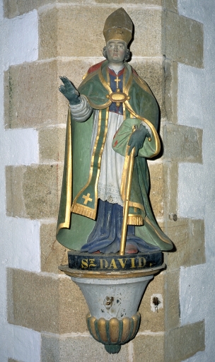 Statues de saint Cornély et de saint David