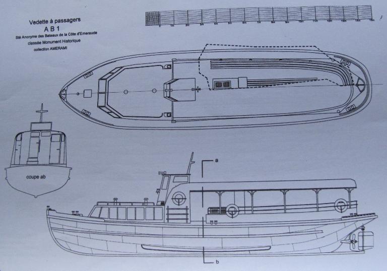 Bateau à passagers dit A. B. 1