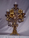 Ensemble 3 de 2 chandeliers d'autel
