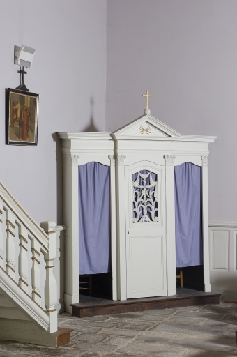 Ensemble de 2 confessionnaux