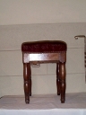 Ensemble de 2 tabourets d'église