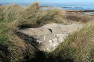Bunker-poste d'observation et de tir dit Tobruk-Stand nord, pointe d’Enez-Vihan, Dunes de Keremma (Tréflez)
