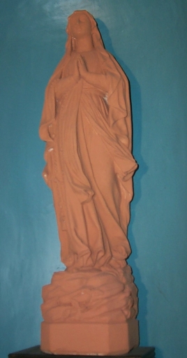 Statue (demi-nature) : Vierge, dite Notre-Dame de Lourdes