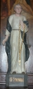 Statue : saint Dominique, église paroissiale Saint-Aubin (Yffiniac)