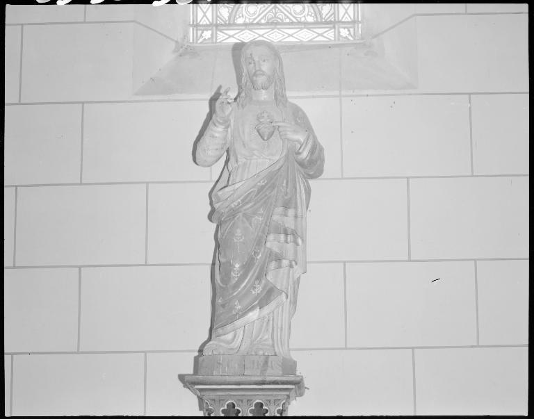 Statue : Sacré Cœur, église paroissiale Saint Armand puis du Sacré Cœur (Cournon)