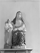 Groupe sculpté (petite nature) : sainte Anne, chapelle Notre-Dame (Trédarzec)