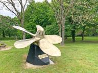 Hélice du sous-marin Agosta, Parc de l'Hôtel de Région (Rennes)