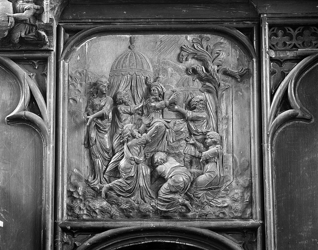 Retable (retable lambris), style néo-gothique, chapelle Notre-Dame-du-Kreisker (Saint-Pol-de-Léon)