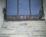 Ensemble de deux sablières et de quatre blochets, église paroissiale Saint-Pérec (Lopérec)