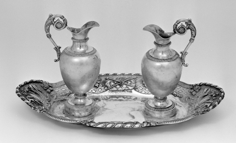 Burettes, plateau à burettes