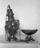 Encensoir, navette à encens, église paroissiale Notre-Dame (Locmaria-Grand-Champ)