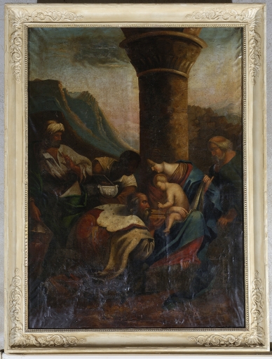 Tableau et cadre : Adoration des mages