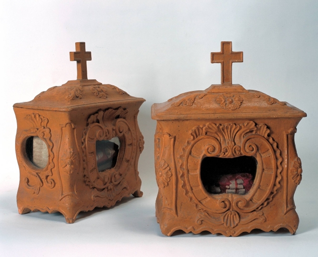 Paire de reliquaires