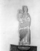 Statue (d'applique, petite nature) : Vierge à l'Enfant, dite Notre-Dame des Fleurs, chapelle Notre-Dame-des-Fleurs (Grand-Champ)